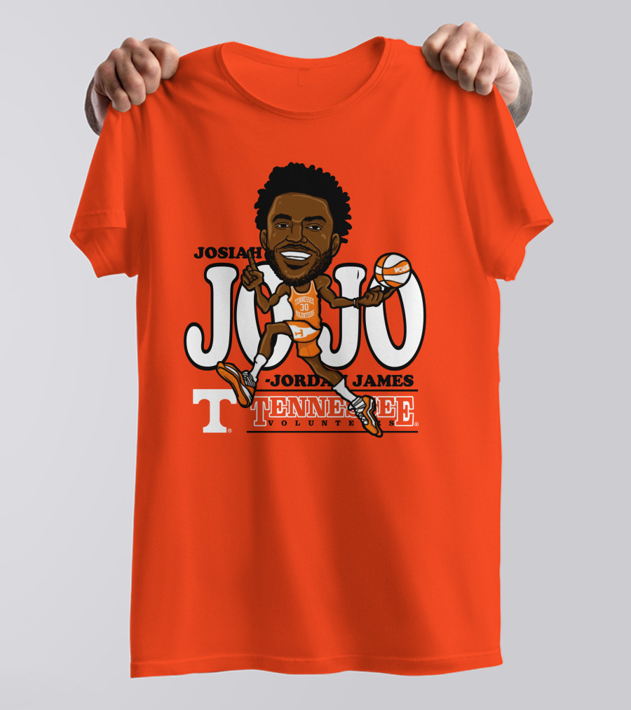Josiah Jordan James JoJo Tennessee Volunteers Basketball T-Shirt