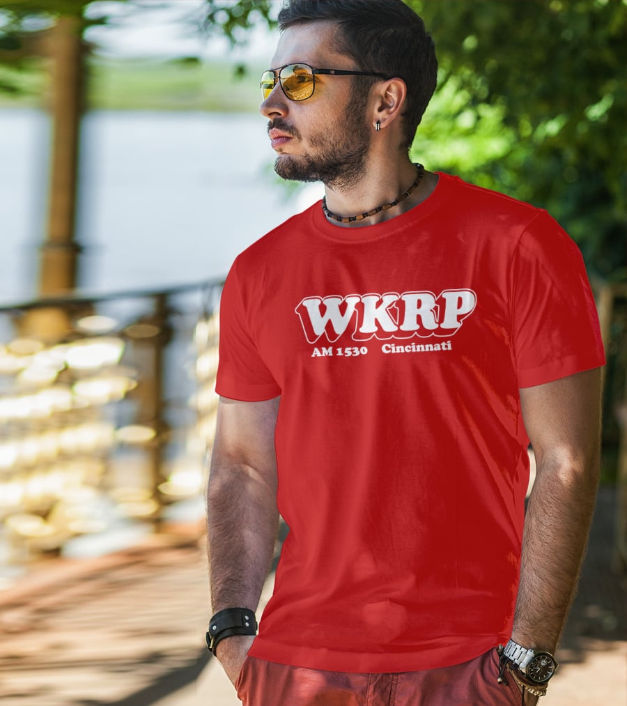 WKRP AM 1530 Cincinnati Super 70s Sports Radio T-Shirt