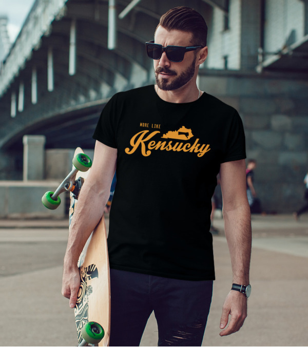 More Like Kensucky With Kentucky Map Outline T-Shirt