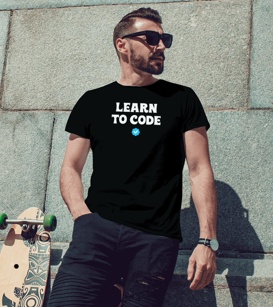 Learn To Code Verified Checkmark T-Shirt