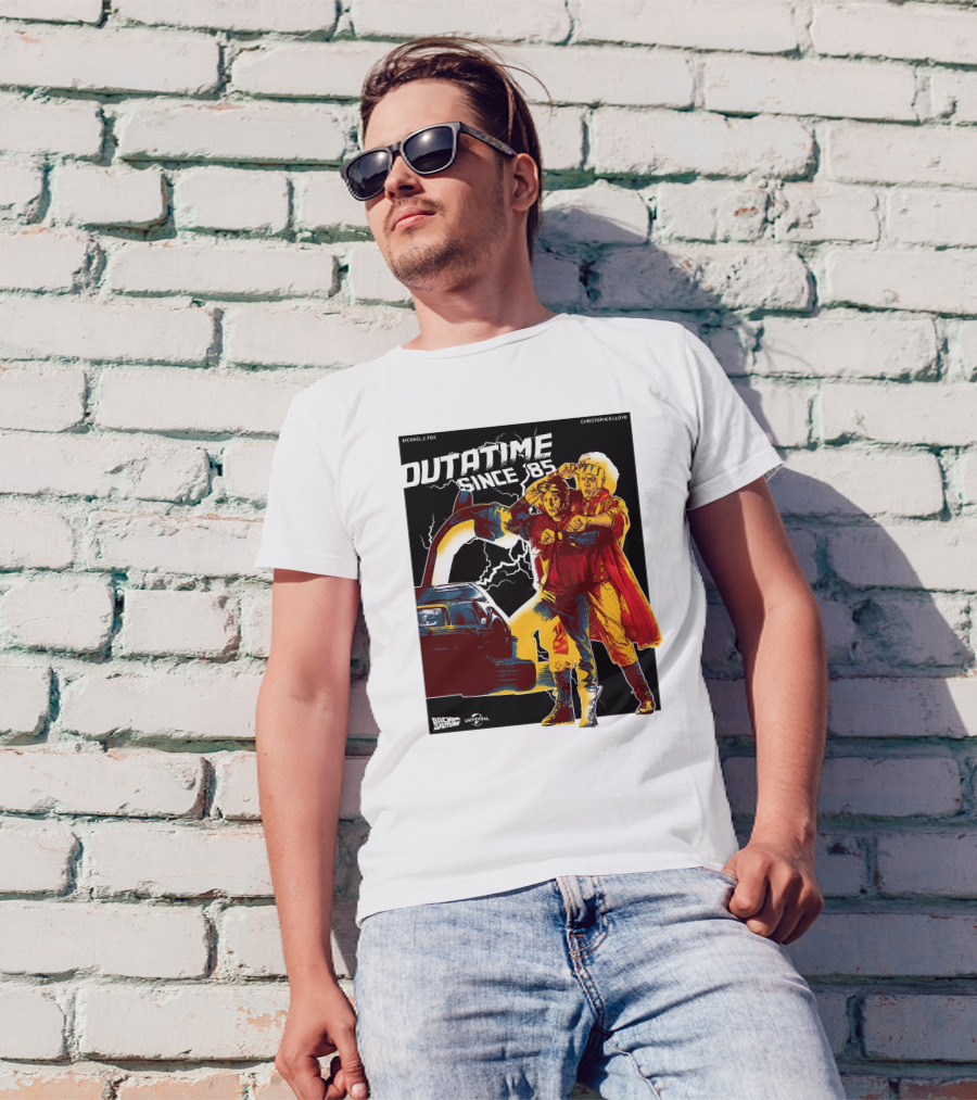 Outatime Since '85 Back To The Future Doc And Marty T-Shirt