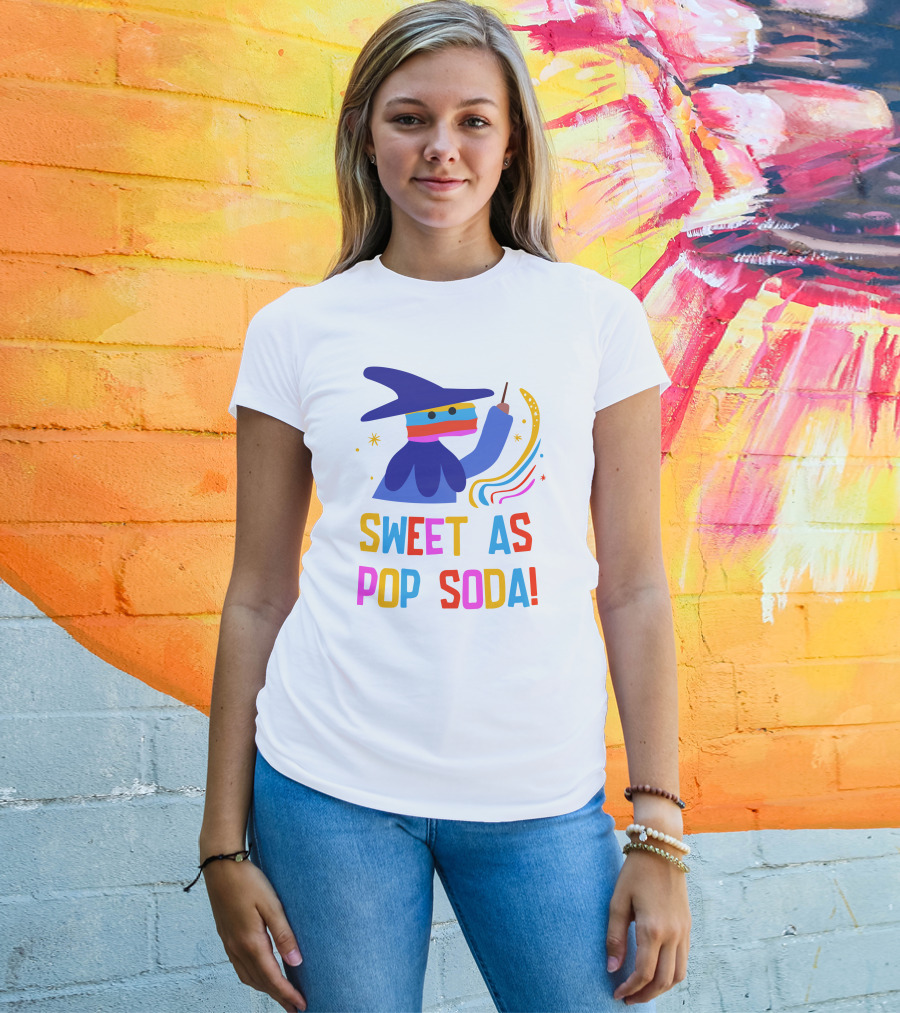 Bonte Avond Store Sweet As Pop Soda Colorful Wizard T-Shirt