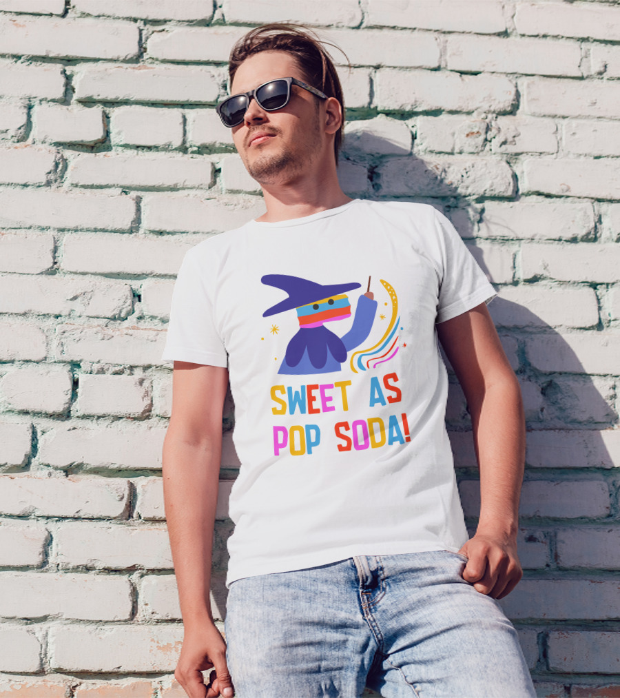 Bonte Avond Store Sweet As Pop Soda Colorful Wizard T-Shirt