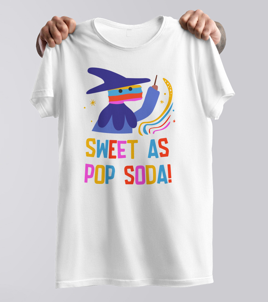 Bonte Avond Store Sweet As Pop Soda Colorful Wizard T-Shirt