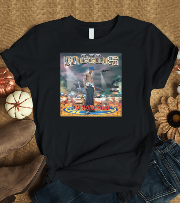 Wiggins Tha Block Is Hot NBA Trophy Helicopter Police Cars Flames T-Shirt