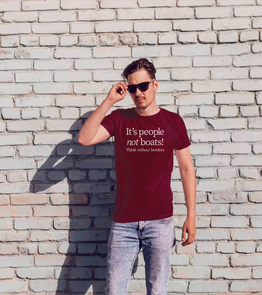 It's People Not Boats Think Without Borders T-Shirt