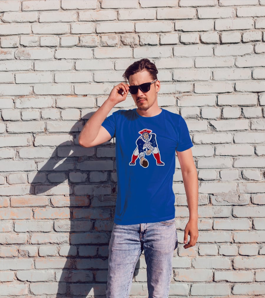 New England Patriots Sideline Arch Jersey Football Retro T-Shirt