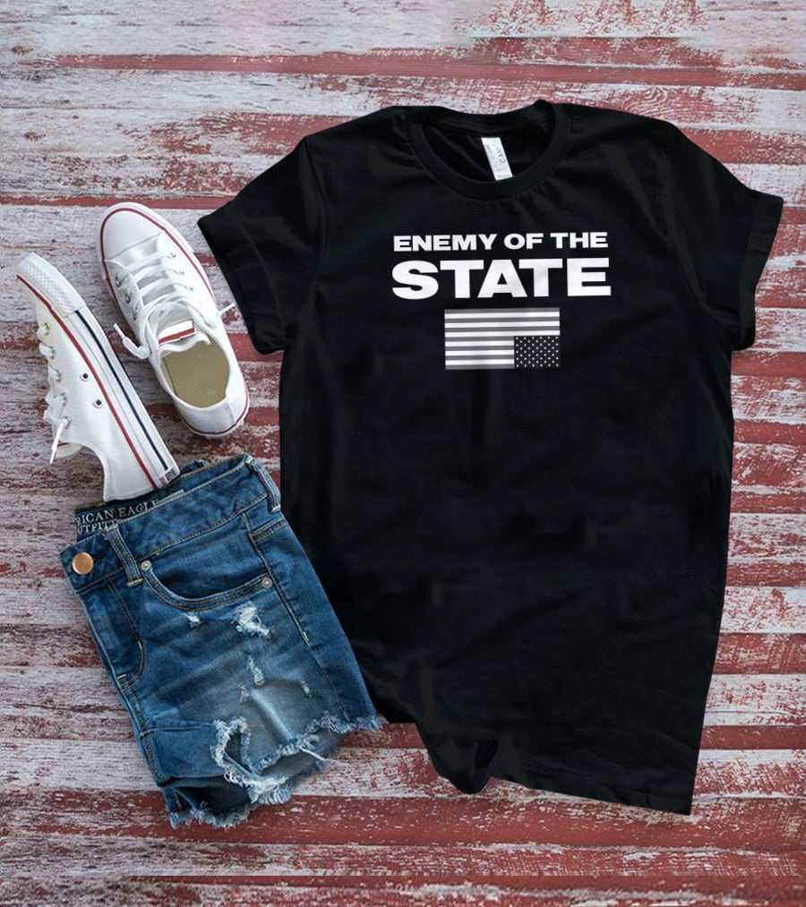Enemy Of The State Upside Down Flag Marjorie Taylor Greene T-Shirt