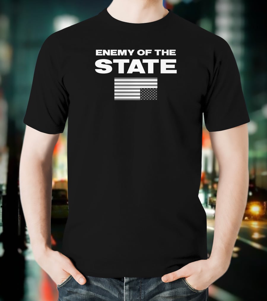 Enemy Of The State Upside Down Flag Marjorie Taylor Greene T-Shirt