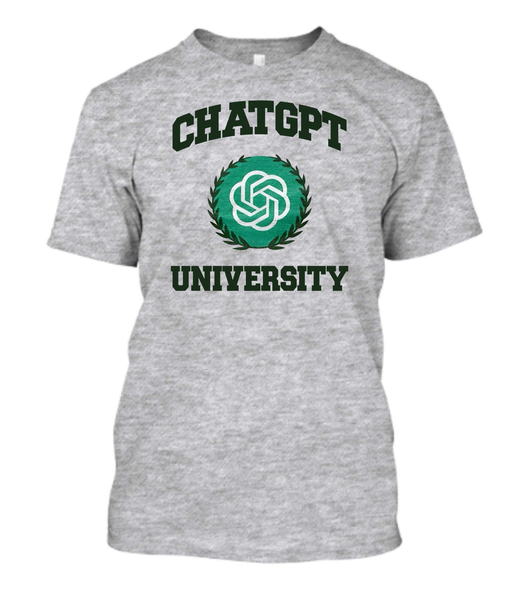 Shithead Steve Chatgpt University Laurel Emblem T-Shirt