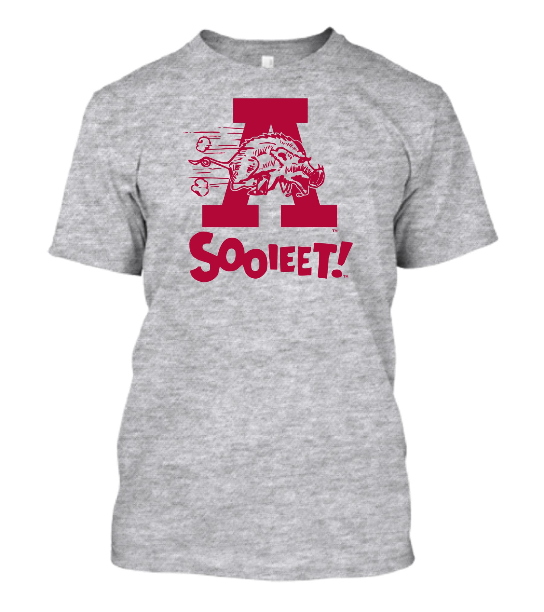 Eric Musselman Wearing Arkansas Razorbacks Logo Sooieet T-Shirt