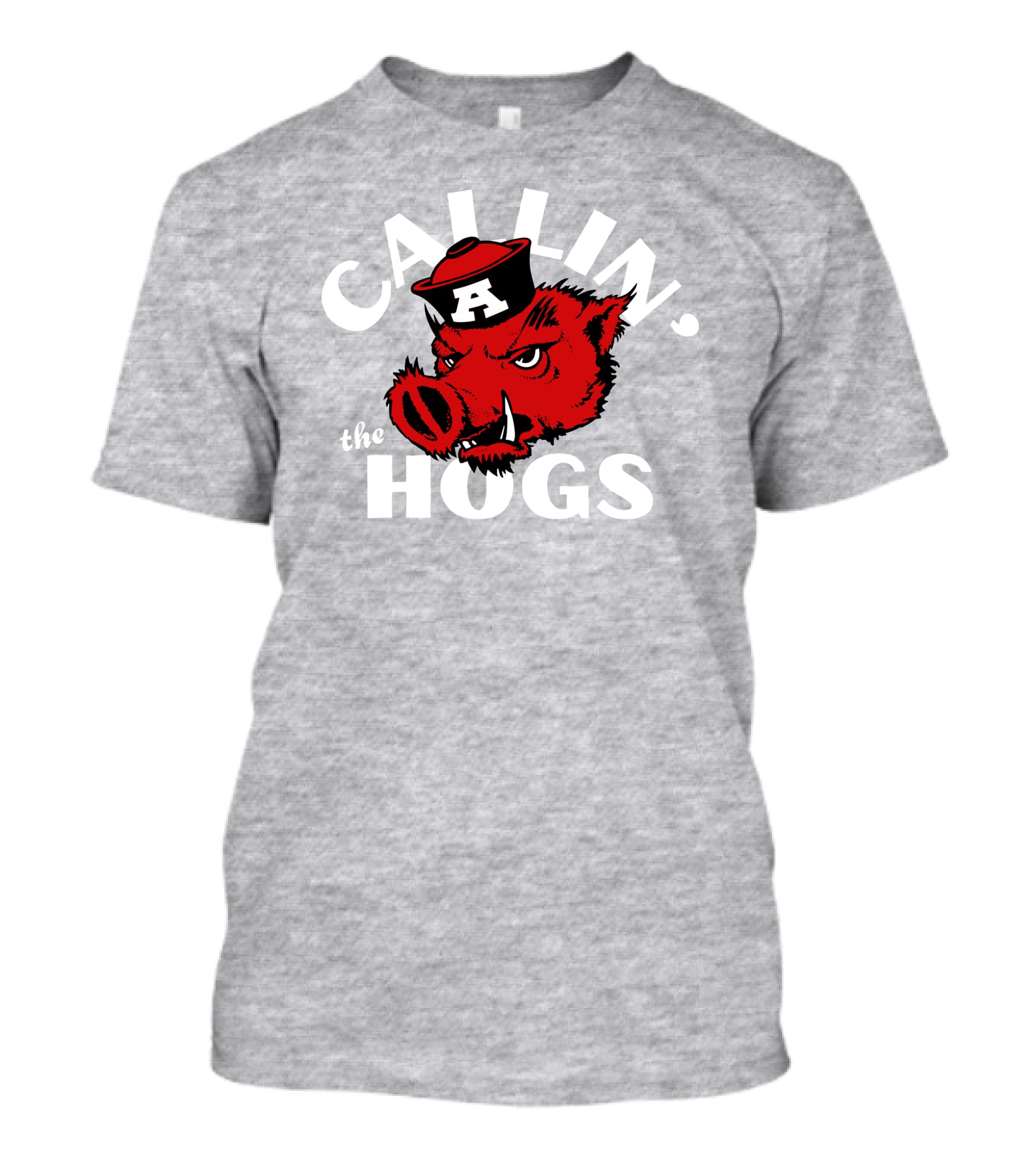 Charlie Hustle Store Callin' The Hogs Arkansas Razorbacks T-Shirt