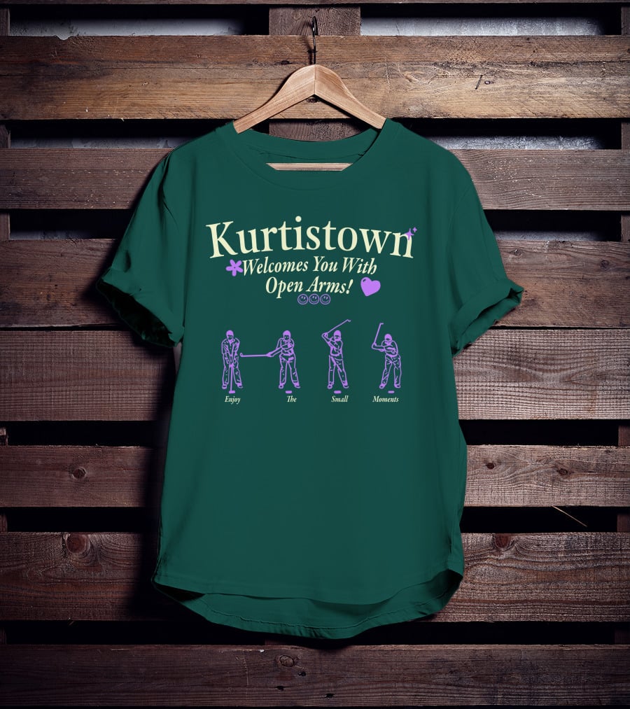 Kurtistown Welcomes You With Open Arms Enjoy The Small Moments T-Shirt