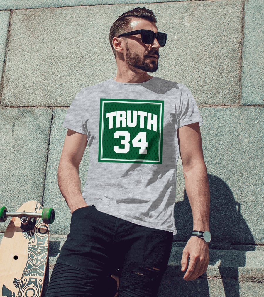 Boston Celtics Truth 34 Green Jersey T-Shirt