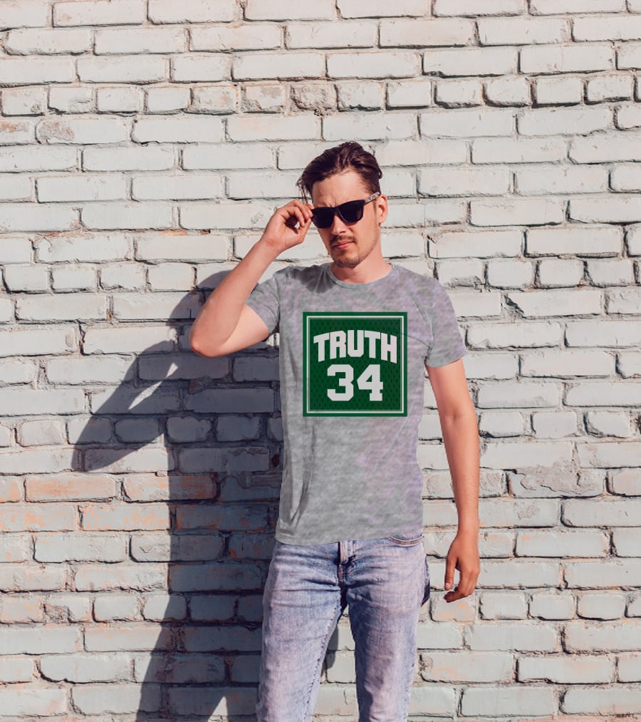 Boston Celtics Truth 34 Green Jersey T-Shirt
