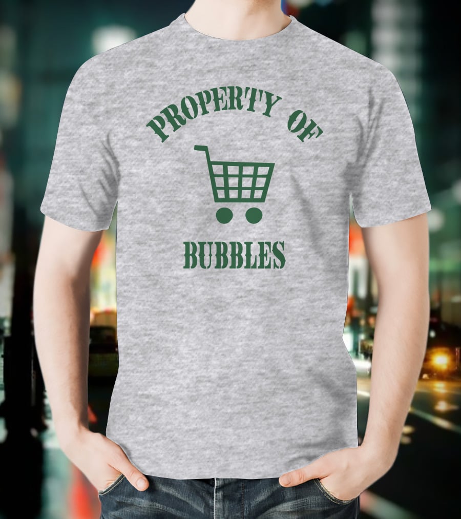Property Of Bubbles Ziggy Sobotka Shopping Cart T-Shirt