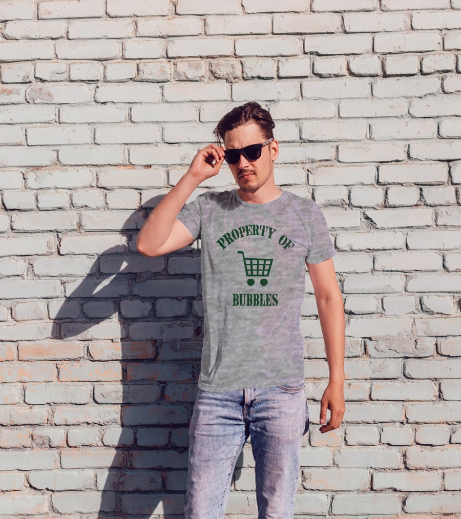 Property Of Bubbles Ziggy Sobotka Shopping Cart T-Shirt