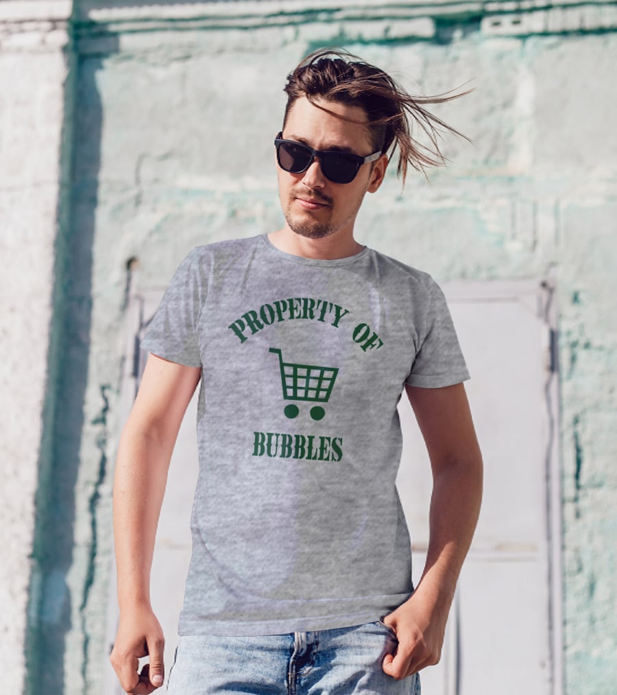 Property Of Bubbles Ziggy Sobotka Shopping Cart T-Shirt