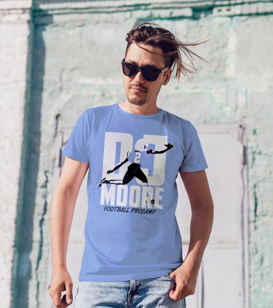 Chicago Bears DJ Moore 2 Football Procamp T-Shirt
