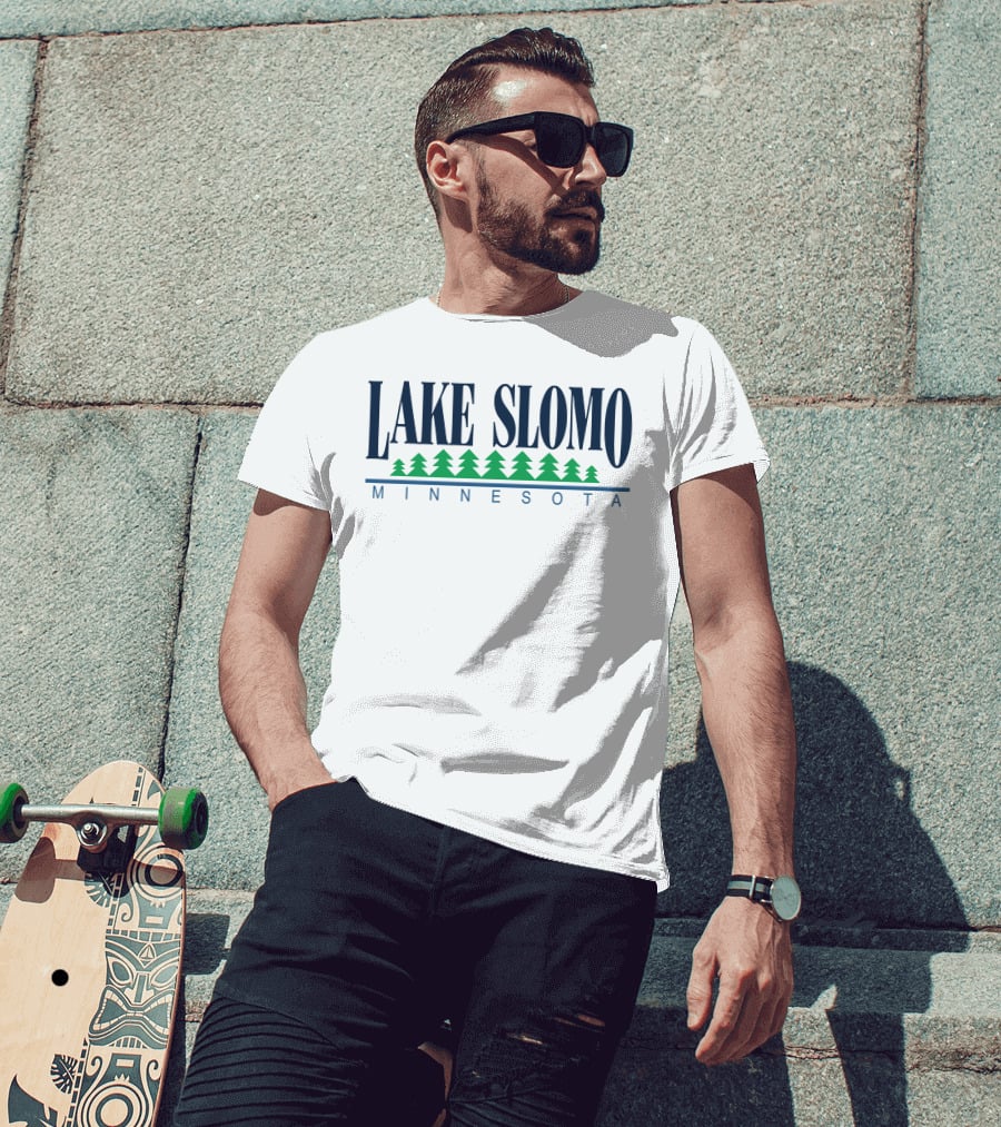 Lake Slomo Minnesota Pine Trees T-Shirt