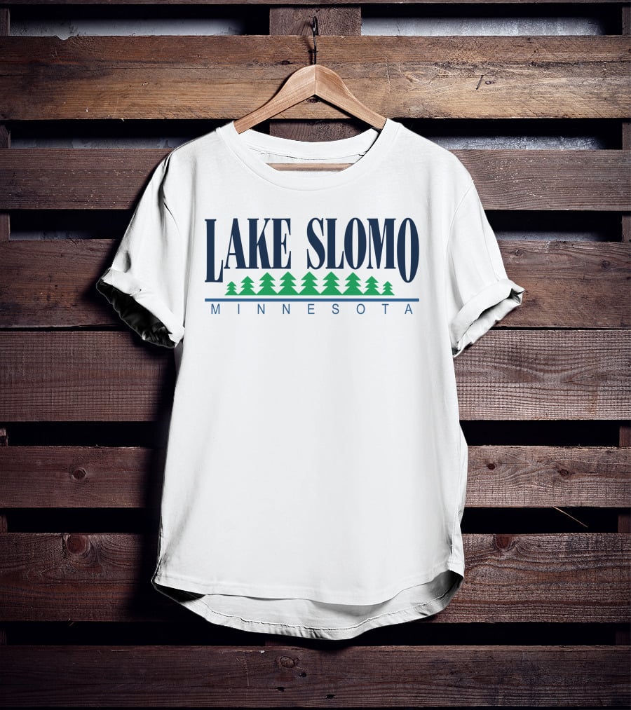 Lake Slomo Minnesota Pine Trees T-Shirt