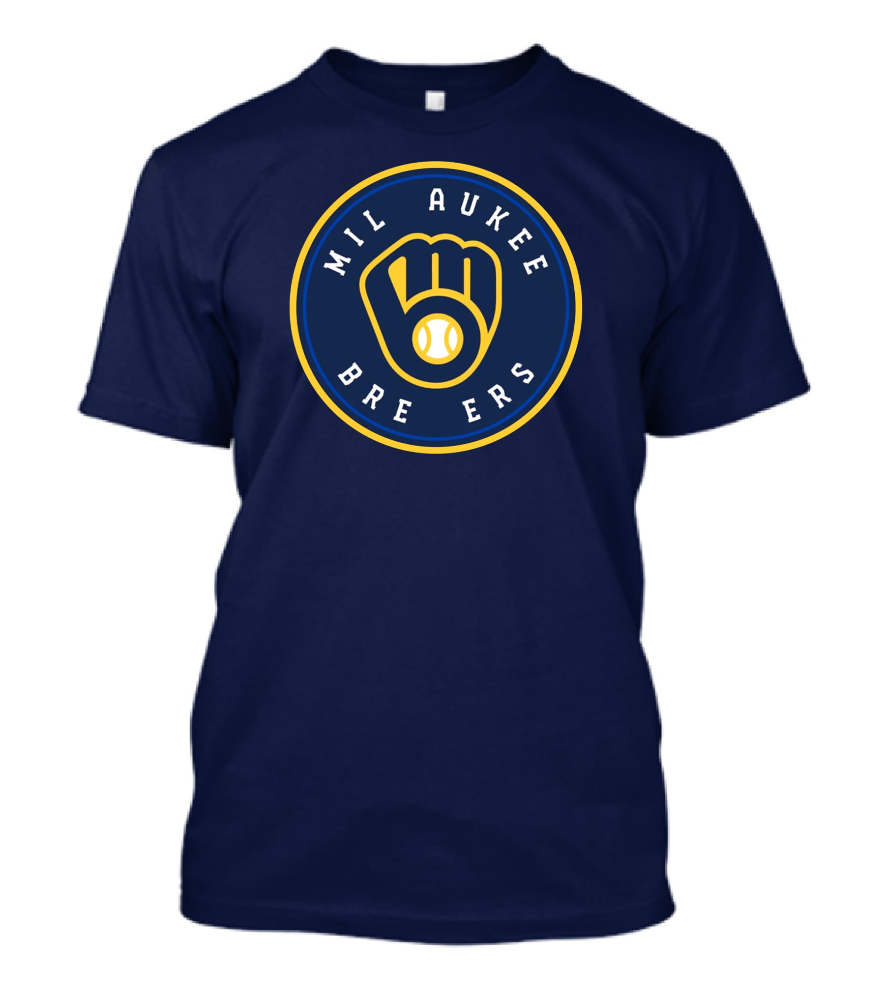 Milwaukee Brewers Baseball Glove T-Shirt