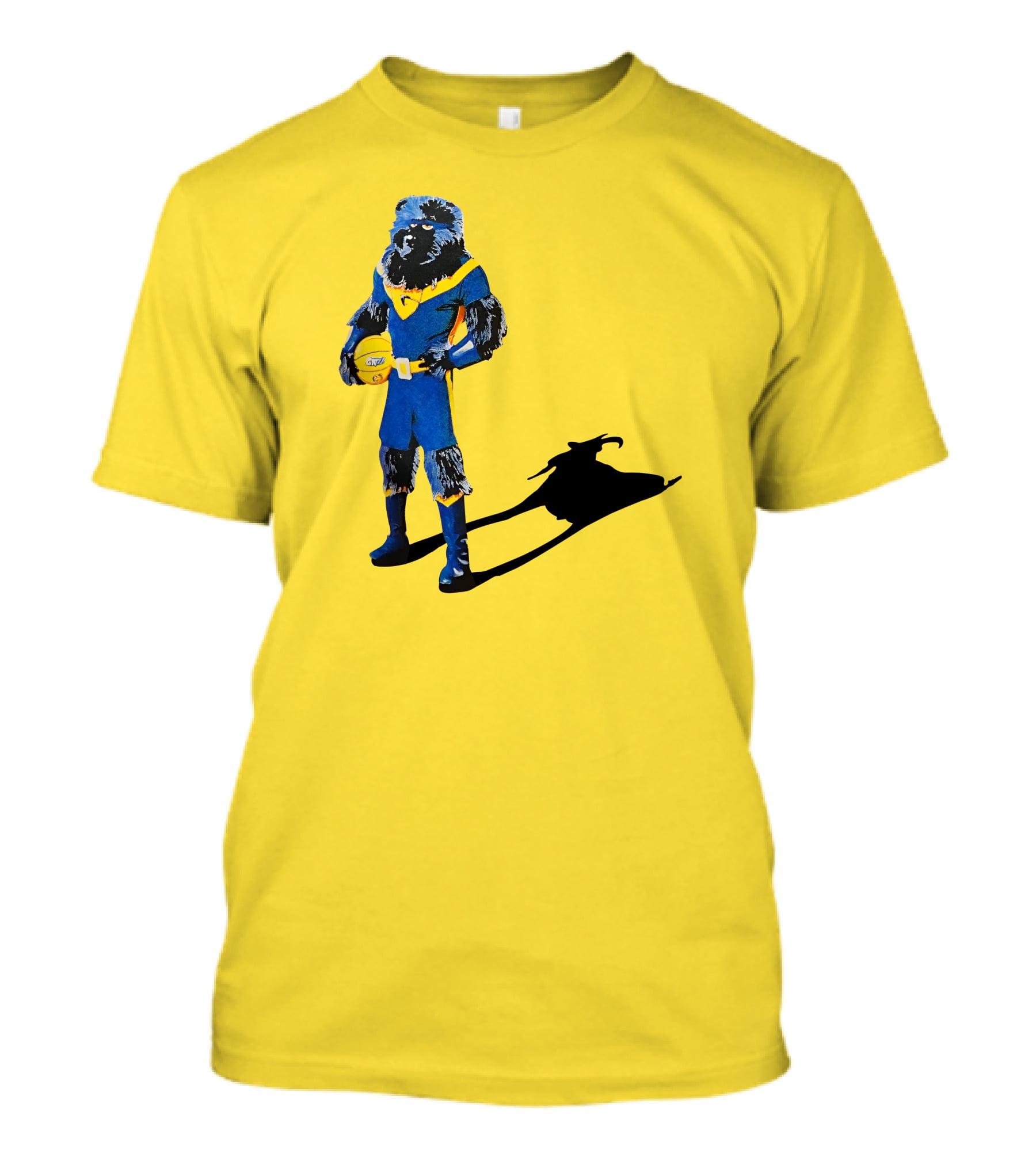 Grizzlies Bear Holding Basketball With Shadow T-Shirt
