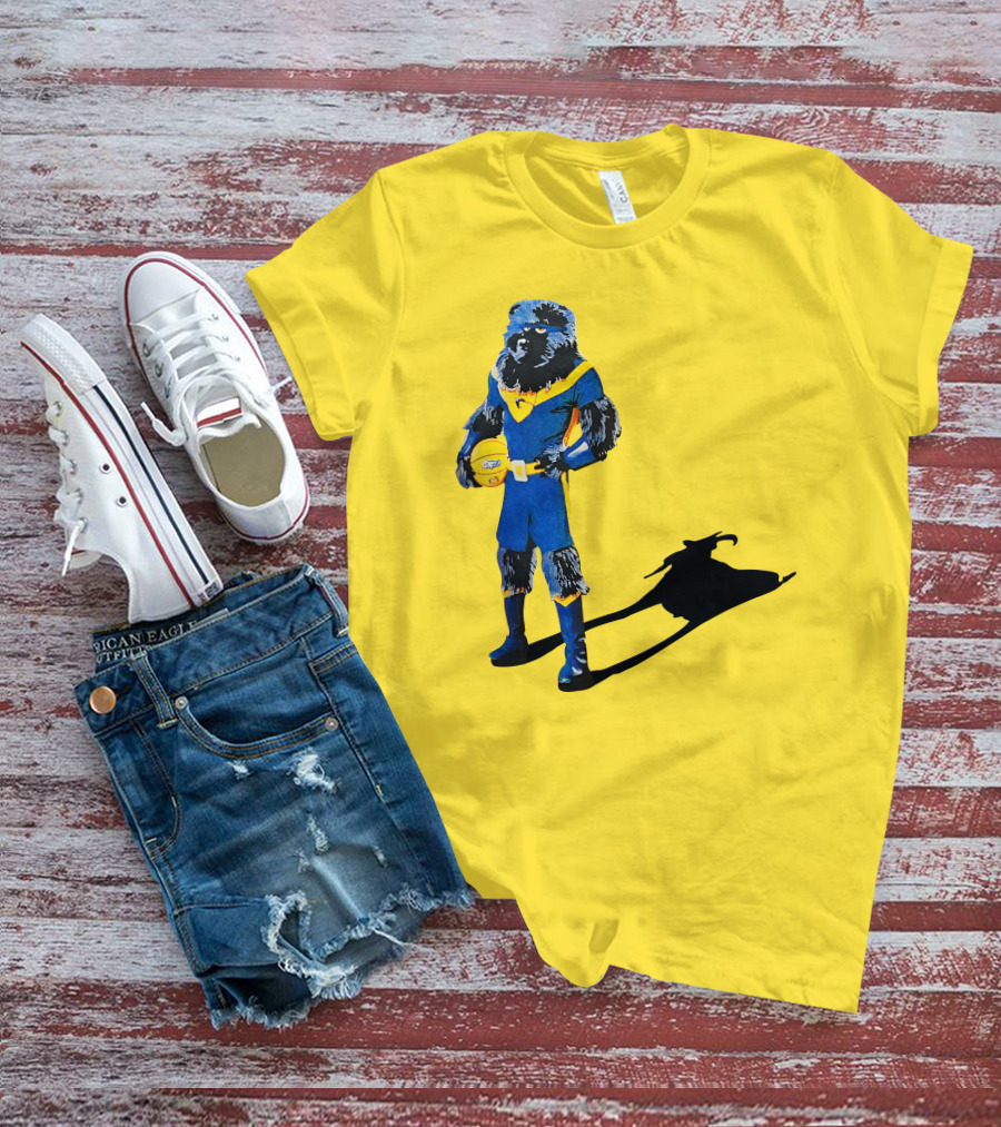 Grizzlies Bear Holding Basketball With Shadow T-Shirt