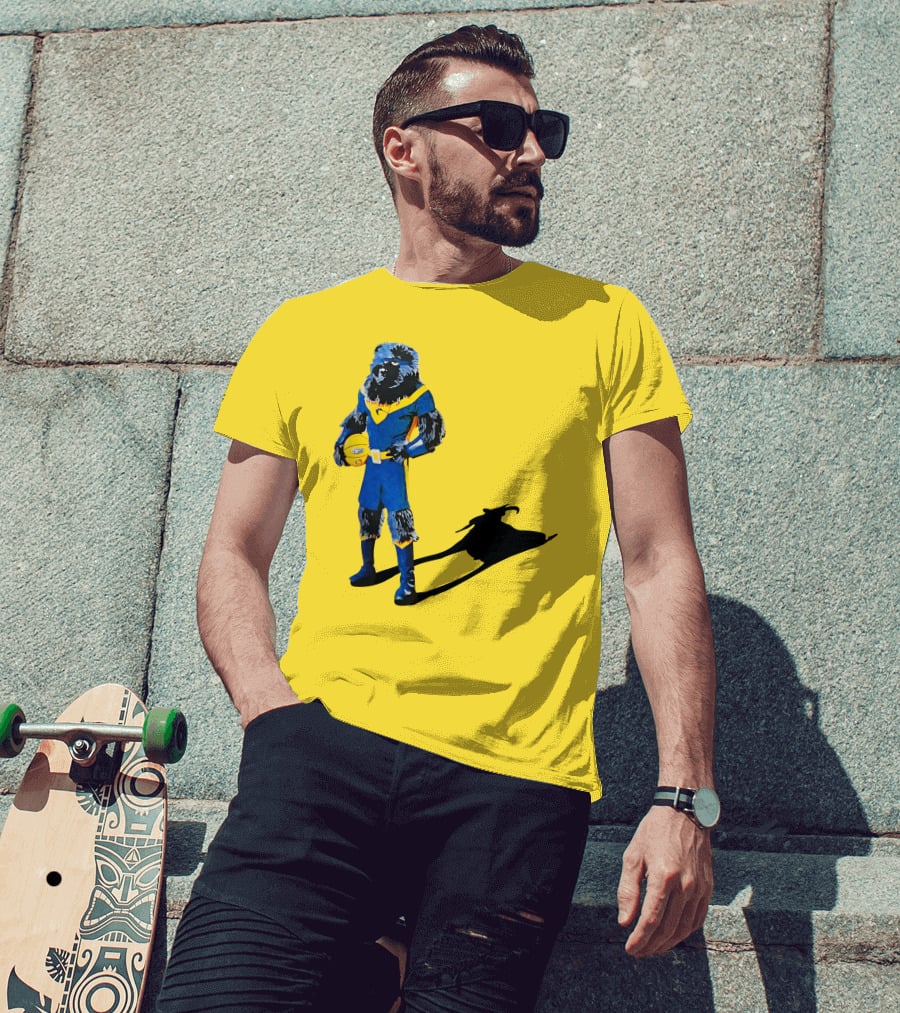 Grizzlies Bear Holding Basketball With Shadow T-Shirt