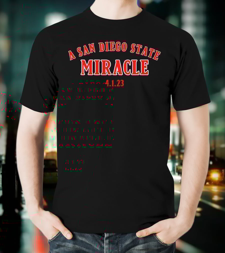 Ben And Woods Merch A San Diego State Miracle 4.1.23 T-Shirt