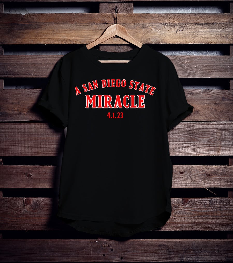 Ben And Woods Merch A San Diego State Miracle 4.1.23 T-Shirt
