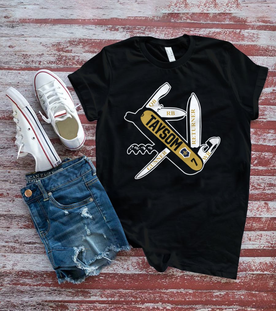 Jeantherapy Taysom 7 Multi-Position NFL Player QB RB WR Gunner Returner T-Shirt