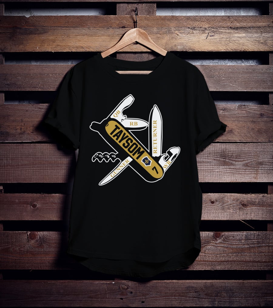 Jeantherapy Taysom 7 Multi-Position NFL Player QB RB WR Gunner Returner T-Shirt