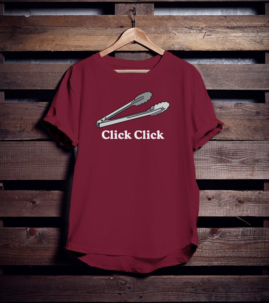Middleclassfancy Click Click Tongs T-Shirt