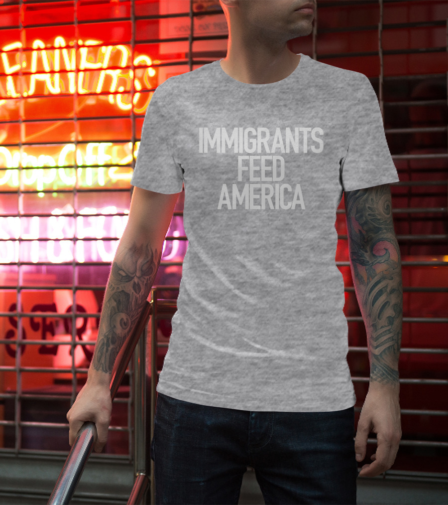 Immigrants Feed America José Andrés Message T-Shirt