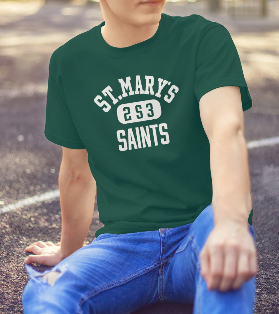 St. Mary's High School Saints 2S3 Team Spirit T-Shirt
