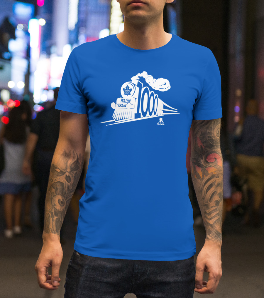Sportsnet Wayne Train NHLPA 1000 Toronto Maple Leafs T-Shirt