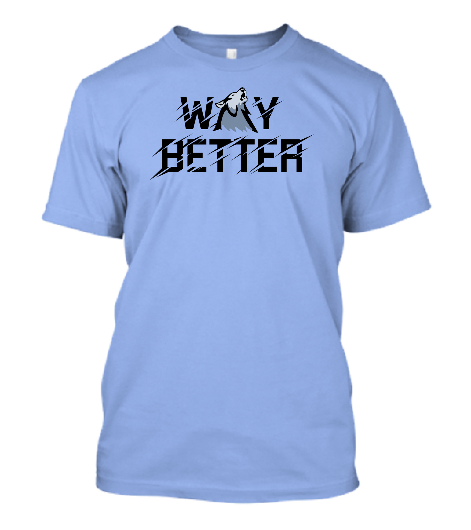 Way Better Wolf Stream Elements Merch Viss T-Shirt