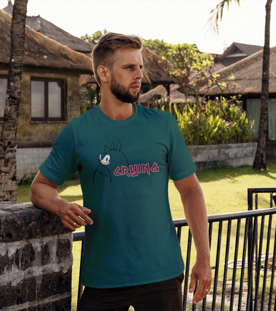 Crying My Neighbor Hedgehog Eddie T-Shirt