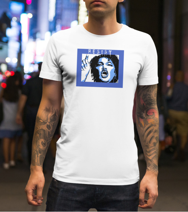 Liberal World Gear Company Merch Resist Stacey Abrams T-Shirt