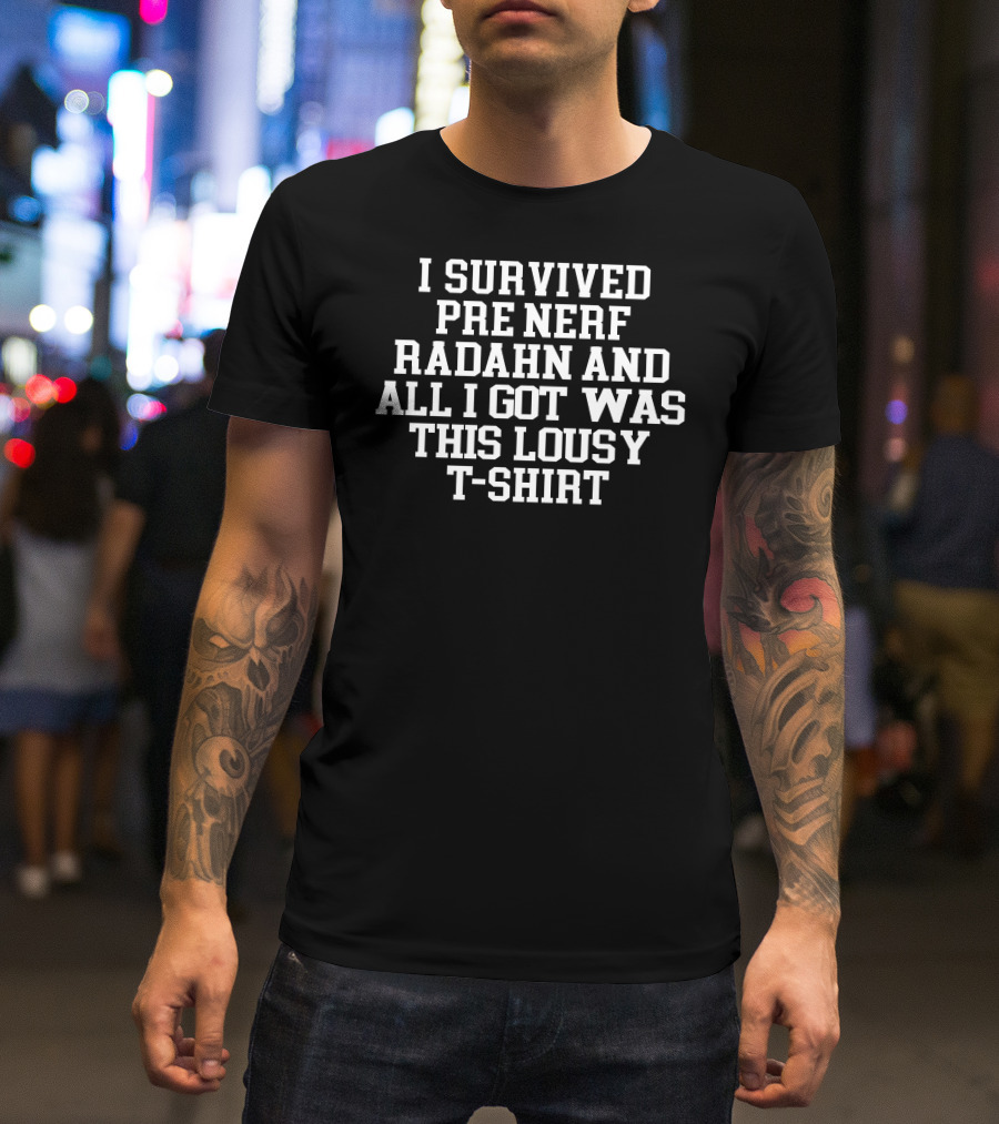 I Survived Pre Nerf Radahn And All I Got Was This Lousy T-Shirt
