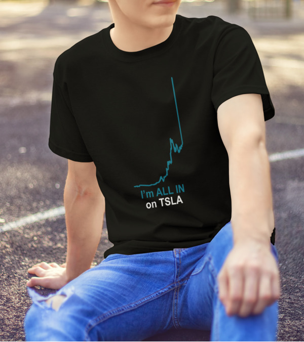 Warren Redlich Molon Tsla I'm All In On TSLA Come And Take It T-Shirt