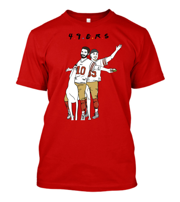 Rita Oak Friends Jimmy Garoppolo Brian Hill Dog 49ers Football Fun T-Shirt