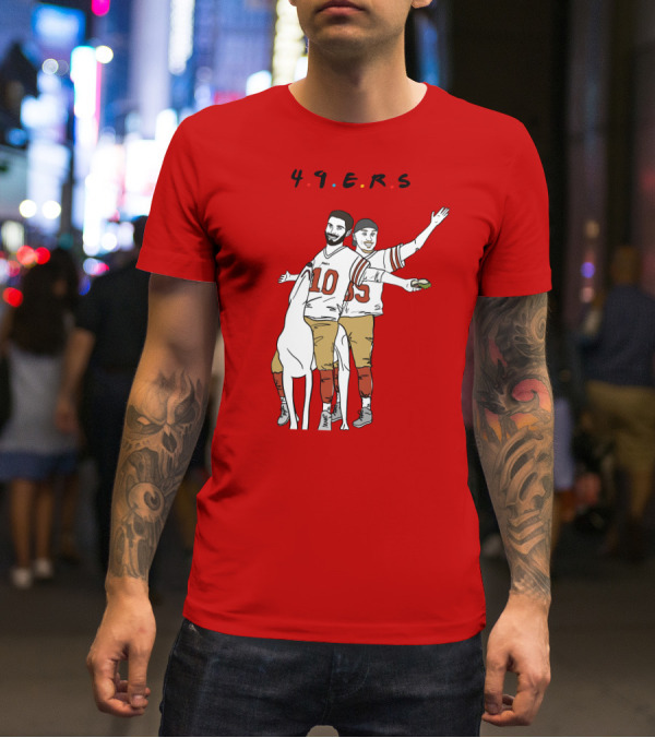 Rita Oak Friends Jimmy Garoppolo Brian Hill Dog 49ers Football Fun T-Shirt