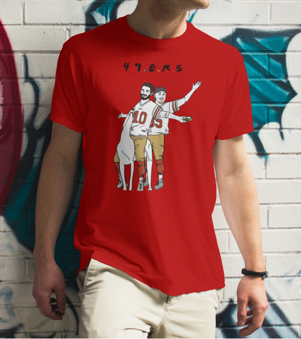 Rita Oak Friends Jimmy Garoppolo Brian Hill Dog 49ers Football Fun T-Shirt