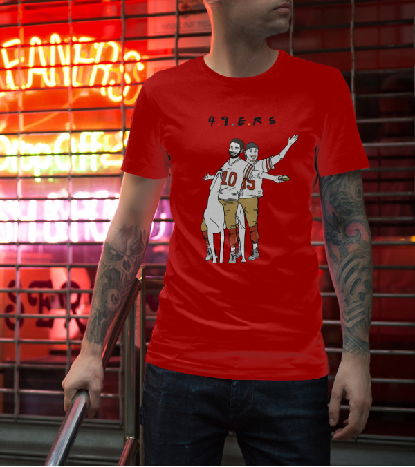 Rita Oak Friends Jimmy Garoppolo Brian Hill Dog 49ers Football Fun T-Shirt