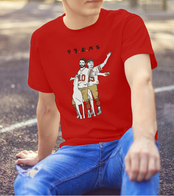 Rita Oak Friends Jimmy Garoppolo Brian Hill Dog 49ers Football Fun T-Shirt