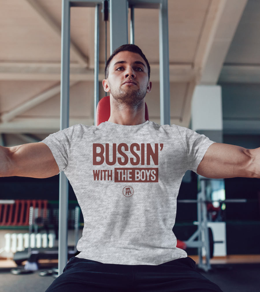 Bussin' With The Boys Red Logo Onesie T-Shirt