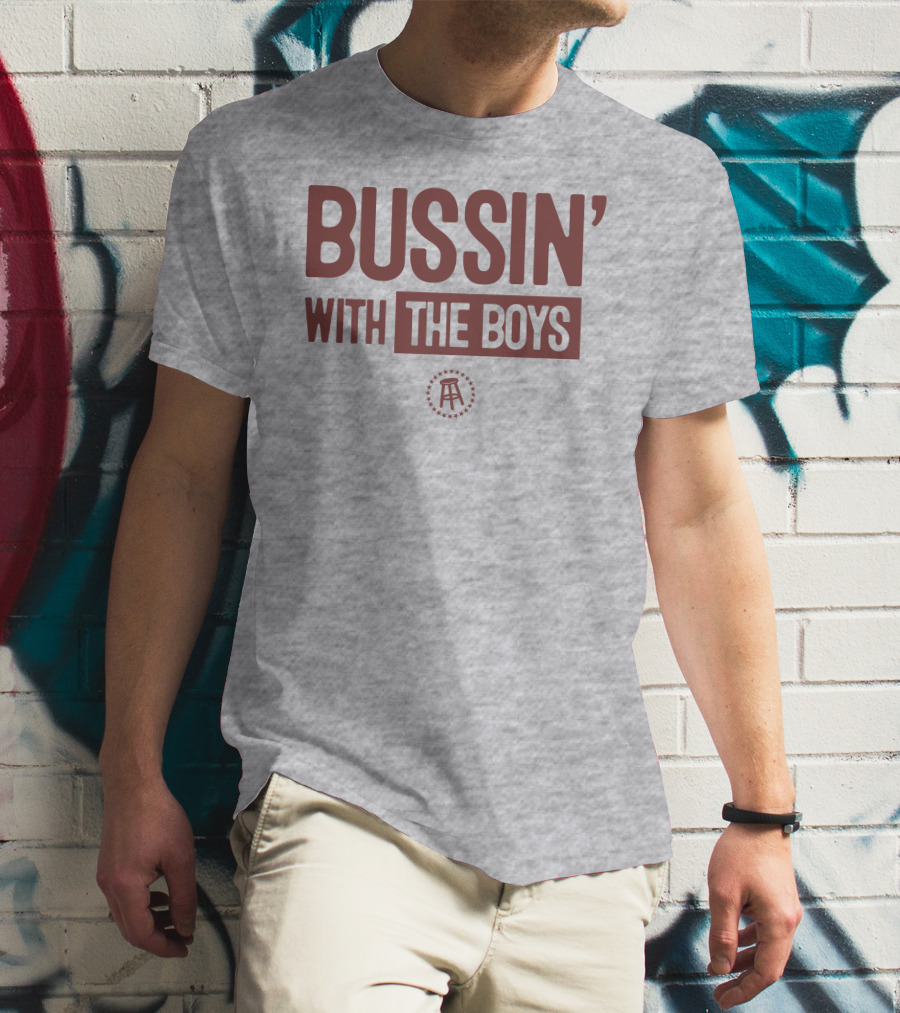 Bussin' With The Boys Red Logo Onesie T-Shirt