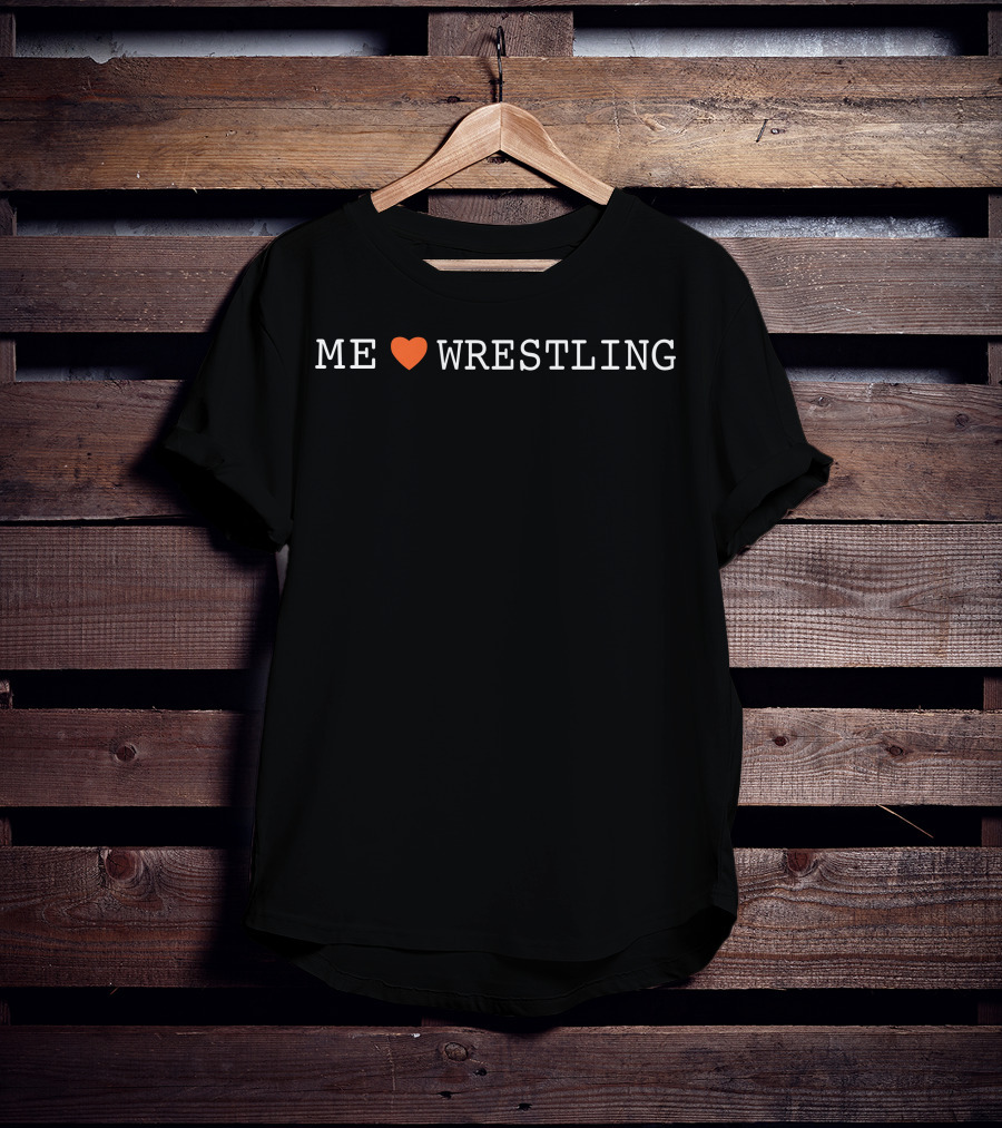 Me Love Wrestling Heart Icon Shirts That Go Hard T-Shirt